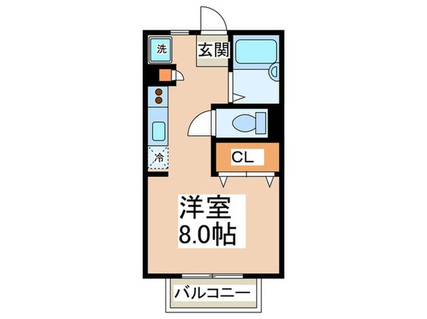 パセオ朋栄Ⅱの物件間取画像